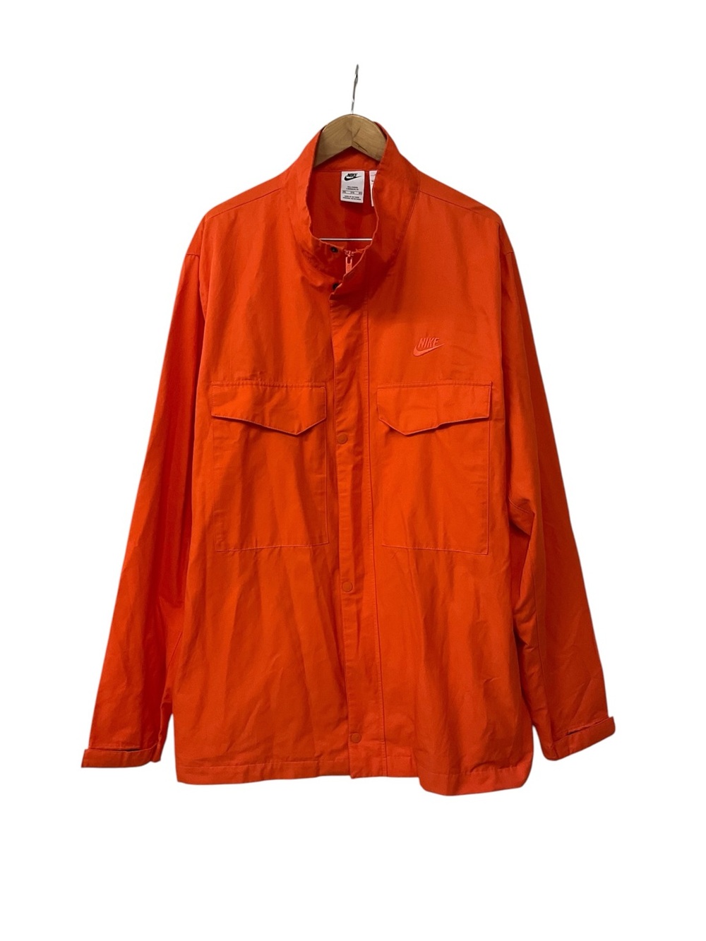 Nike Sportswear M65 Field Jacket Orange Utility Tech Full Zip Nylon Light 3XL